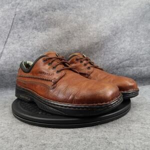 Merrell Shoes Men 10 Chukka Oxford Classic Casual Work Leather Brown Comfort Low